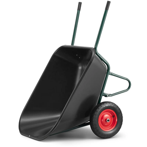 รถสาลี่คอนกรีตสำหรับใช้ในสวนทำจากพลาสติกความจุขนาดใหญ่ทำจากเหล็กและโลหะ200L ทนทาน - Product Image 4