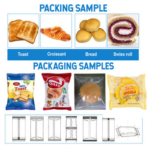 Machine d'emballage haute vitesse pour pains à hamburger, machine d'emballage flow pack pour pains à hamburger, machines d'emballage pour <span class=keywords><strong>pain</strong></span> - Product Image 2
