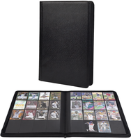Classeur de cartes à collectionner en PU grande capacité pour TCG, sport et baseball, avec fermeture éclair, 16 compartiments, 1024 emplacements, personnalisable