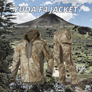 Vestes Homme Vêtements Imperméable Manteau Chaud Coupe-Vent à Capuche Homme Sharkskin - Product Image 2