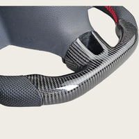 Volant en cuir perforé personnalisé de haute qualité en fibre de carbone pour Volkswagen CC