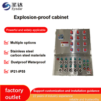 Armoire de commande extérieure antidéflagrante à écran tactile, protection IP66, en acier au carbone pour usines chimiques - Marque Syndar/OEM