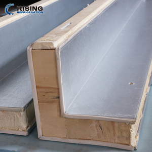 Panel de acero galvanizado con relieve y tira de sellado para pared y techo de cámaras frigoríficas. - Product Image 4