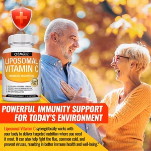 Cápsulas Liposomales de Vitamina C Aura Herbal 2100mg, Alta Absorción, Suplemento de Vitamina C, Refuerzo de Colágeno, Defensa Inmunológica, Antioxidante - Product Image 3