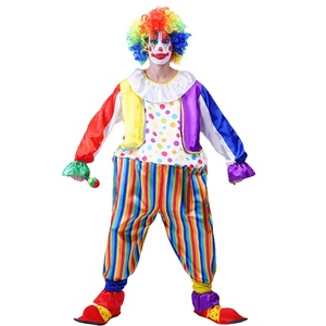 Mono de payaso gordo <span class=keywords><strong>para</strong></span> <span class=keywords><strong>Halloween</strong></span> <span class=keywords><strong>para</strong></span> hombre, traje de payaso divertido colorido <span class=keywords><strong>para</strong></span> fiesta de rol - Product Image 1
