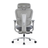Chaise de bureau personnalisée pour la maison avec dossier respirant et levage ergonomique sur roulettes avec pédale pour la pause déjeuner