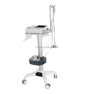 Carro Médico Móvil Todo en Uno con Soporte VESA, Altura Ajustable, para Portátil, con Organizador de Cables, Brazo de Almacenamiento, Estación de Trabajo <span class=keywords><strong>Dental</strong></span> para Hotel - Product Image 5