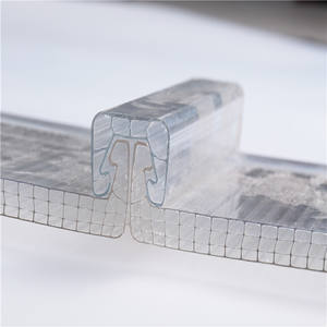 Revêtement UV 10mm 12mm Personnalisé <span class=keywords><strong>Polycarbonate</strong></span> Multiwall Feuille U Lock Pc <span class=keywords><strong>Plaque</strong></span> Creuse pour Système de Toit - Product Image 5