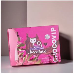 Vente chaude chat rose Oem Choco <span class=keywords><strong>Rhin</strong></span> Choco noir Kraft papier emballage UV avantage feuille d'<span class=keywords><strong>or</strong></span> et gaufrage pour Royal VIP - Product Image 4