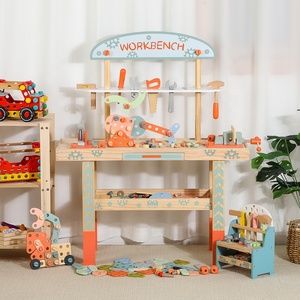 <span class=keywords><strong>Jouet</strong></span> éducatif, établi en <span class=keywords><strong>bois</strong></span>, kit d'outils, établi en <span class=keywords><strong>bois</strong></span>, armoire à outils, établi <span class=keywords><strong>jouet</strong></span> - Product Image 4