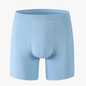 Breathable <b>Polyester</b> <b>Boxer</b> Shorts for Men Big Tall Extended Anti-Chafe Leg Sportswear Anti-Rolling Elastic Waistband ODM Supply - Product Image 2