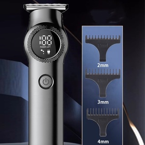 Tondeuses <span class=keywords><strong>de</strong></span> barbier professionnelles pour hommes tondeuse à <span class=keywords><strong>cheveux</strong></span> sans fil Rechargeable avec machine <span class=keywords><strong>de</strong></span> <span class=keywords><strong>coupe</strong></span> <span class=keywords><strong>de</strong></span> <span class=keywords><strong>cheveux</strong></span> électrique à lame en acier inoxydable - Product Image 3