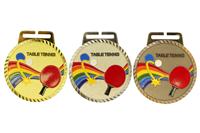 Médaille de course de marathon personnalisée en usine médaille de sport en bronze argent or vierge avec ruban de sublimation pour trophées médailles et plaques