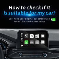 Boîtier AI sans fil avec stockage 2 + 32G Dongle intelligent Android Auto pour la navigation Carplay