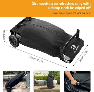 Housse de <span class=keywords><strong>barbecue</strong></span> à gaz résistante aux UV pour l'extérieur pour les <span class=keywords><strong>accessoires</strong></span> de voyage <span class=keywords><strong>Weber</strong></span> - Product Image 2