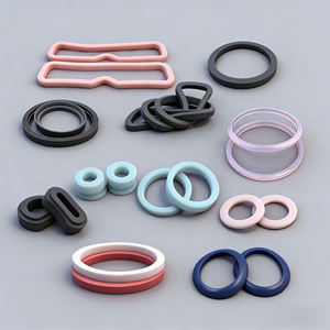 OEM ODM vloeibare siliconenrubber onderdelen, voedsel- en medische kwaliteit, op maat gemaakte gegoten siliconenproducten fabrikant - Product Image 2