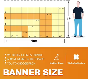 18 أونصة مخصصة محمية من الأعلام واللافتات الترويجية مقاومة للماء في الهواء الطلق فينيل للمناسبات الإعلانية - Product Image 3