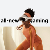 PICO4 3D AR Casque VR Tout-en-Un d'Occasion avec Manette 6 DoF Support de Streaming Meilleur Appareil VR pour le Gaming