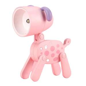 Luz de noche con forma de animal <span class=keywords><strong>crucial</strong></span>, lámpara de guardería con brillo suave, luz de noche regulable por USB - Product Image 1