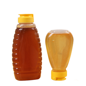 Best selling honey bottle squeeze plastic bottle for honey PET honey jar