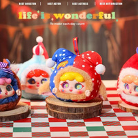 Véritable modèle Kawaii PVC Action Figure Cute Three Migo Dream Circus Baby Doll Frozen Collectible Toy for Holiday Gift