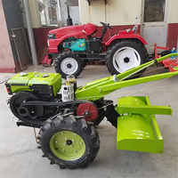 Tractores Manuales 4x4/4x2 de 12hp y 16hp, Tractor Agrícola con Rotovator