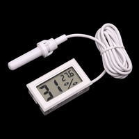 Termometer Digital Higrometer Hewan Sensor Hygrothermograph untuk Peternakan Lebah dan Kolam Ikan