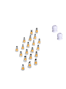 Xinguo XG1115 - Molde de Silicona para Jabón y Pastel con Forma de Panal de Abeja de 6 Cavidades, 8 Piezas, Hecho a Mano, para Velas, Resina, Ecológico, Libre de BPA - Product Image 1