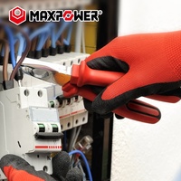 MAXPOWER 77 Pcs Kit complet d'outils pour la maison avec boîte à outils solide pour le bricolage