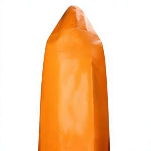 Manta Ignífuga Naranja con Tiras Reflectantes, Capa de Escape Resistente al Calor de Fibra de Vidrio, 1.2m X 1.2m - Product Image 1