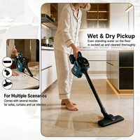 Aspirateur à main sans fil 18V, sans balais, pour le nettoyage des sols, des tapis, des voitures et des poils d'animaux
