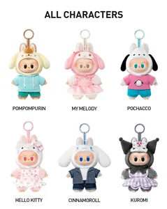 POP MART Labubuu <span class=keywords><strong>Hello</strong></span> <span class=keywords><strong>Kitty</strong></span>-1 Friends Caja Sorpresa Estilo Confirmado POMPOMPURIN <span class=keywords><strong>MELODY</strong></span> POCHACCO CINNAMOROLL <span class=keywords><strong>KUROMI</strong></span> CLASSIC - Product Image 2