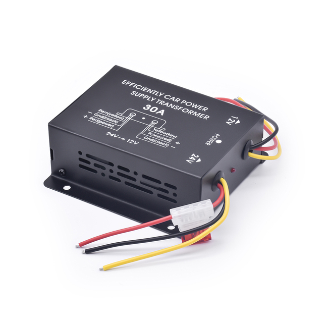 High Quality Dc Converter 24V to 12V 30A Power Supply Transformer for Car