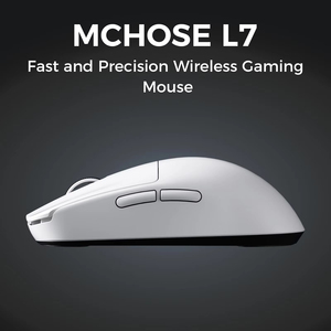 Chuột chơi game không dây mchose L7 Pro paw3395 26k cảm biến kép 8K bỏ phiếu 39g siêu nhẹ 2.4GHz <span class=keywords><strong>RF</strong></span>/BT/có dây USB LED Phải - Product Image 6