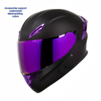 Casques de moto modulables à visière double rabattable 2025, homologués DOT, accessoires électro-plaqués personnalisés