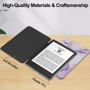 Étui en cuir TPU Bojin 2024 avec fonction de veille automatique magnétique, fin, élégant, protection parfaite pour tablette <span class=keywords><strong>Kindle</strong></span> <span class=keywords><strong>Paperwhite</strong></span> 12e génération - Product Image 5