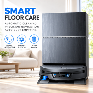 หุ่นยนต์ดูดฝุ่นและถูพื้นอัจฉริยะ ECOVACS X12S PRO OMNI พร้อมแท่นเก็บฝุ่นอัตโนมัติและระบบทำความสะอาดตัวเอง - Product Image 1