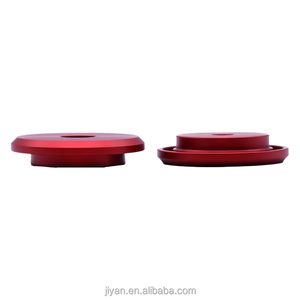 Komponen mesin putar CNC anodisasi merah aluminium Aloi suku cadang presisi logam CNC - Product Image 3