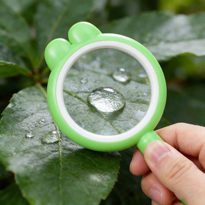 Hoge kwaliteit 4x 60mm cartoon vergrootglas handzaam leesvergrootglas acryl lens ABS kunststof frame voor buitenactiviteiten en natuurbekrachten - Product Image 1