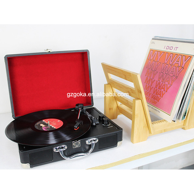 Sound Quality HIFI Music Portable Retro Old Record Players for Sale Record Lp Player Blue Tooth Vinyl Disc Suitcase