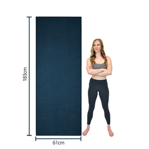 منشفة سادة لليوغا والصالة الرياضية من البوليستر بتخفيضات كبيرة ، مقاس مخصص ، غير قابل للإنزلاق - Product Image 3