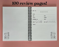 Suivi d'impression personnalisé jusqu'à 100 livres et écrivez vos propres critiques Tracker de lecture pour enfants
