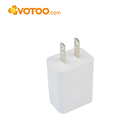 Adaptador de Corriente de Pared de Alta Calidad con Puerto USB, Salida de 1A a 2A, Cargador de Teléfono Móvil, Adaptador USB Tipo C