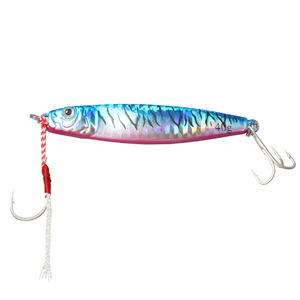Señuelo de pesca tipo S de 40g con doble anzuelo para macarela, dorada, bacalao y otros peces de fondo. - Product Image 5