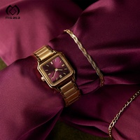 Montres en acier inoxydable personnalisées avec logo unique pour femmes, montre à quartz vintage pour femmes
