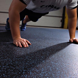 Tapis de <span class=keywords><strong>sol</strong></span> en <span class=keywords><strong>caoutchouc</strong></span> antidérapant Durable, mm, pour Garage, gymnastique, Fitness - Product Image 5