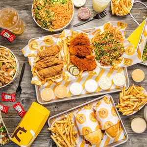 Cajas de Comida Rápida Biodegradables y Ecológicas con Logotipo Personalizado, Empaque para Llevar, Cajas de Cartón Rígido Blanco para Papas Fritas y Hamburguesas - Product Image 6