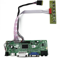 Kit de Ensamblaje de Pantalla LED LCD para Portátil con Placa Controladora DVI VGA, Accesorios para Monitor, para Reacondicionamiento de Portátiles