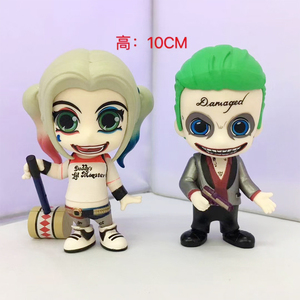 Anime <span class=keywords><strong>Harley</strong></span> <span class=keywords><strong>Quinn</strong></span> figura juguete <span class=keywords><strong>muñeca</strong></span> para hornear pasteles decoraciones juego accesorios producto al por mayor 3D Pvc Kawaii lindo personaje - Product Image 4