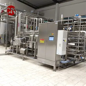 Beer Pasteurizing Steam Type Food Pasteurization Machine Spraying Natural Juice Beer Small Tubular Pasteurizer